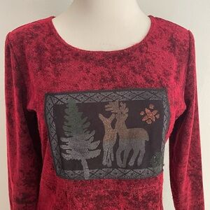 Nina Piccalino Red Long Sleeve Dress